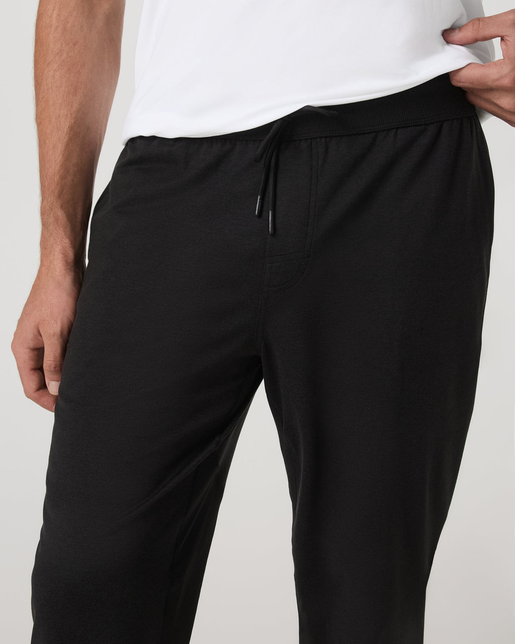 Coronado Mixed Media Sweatpant 28 | Black Heather