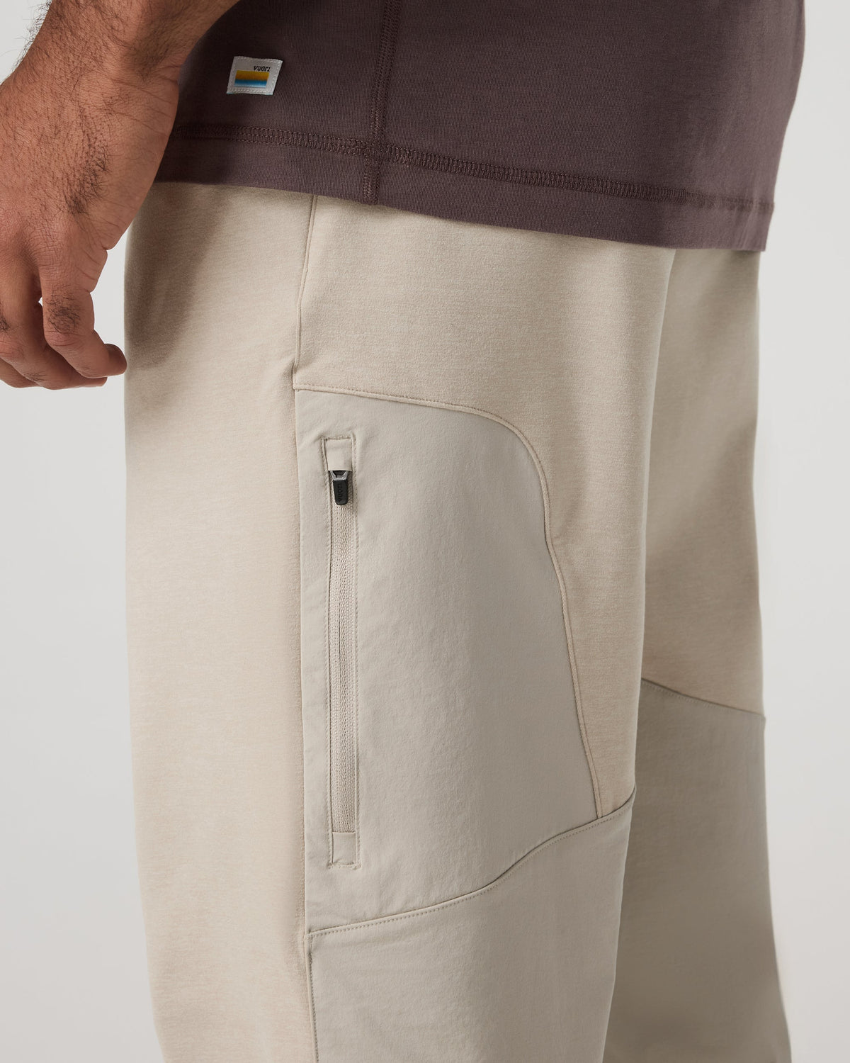 Coronado Mixed Media Sweatpant 28 | Limestone Heather