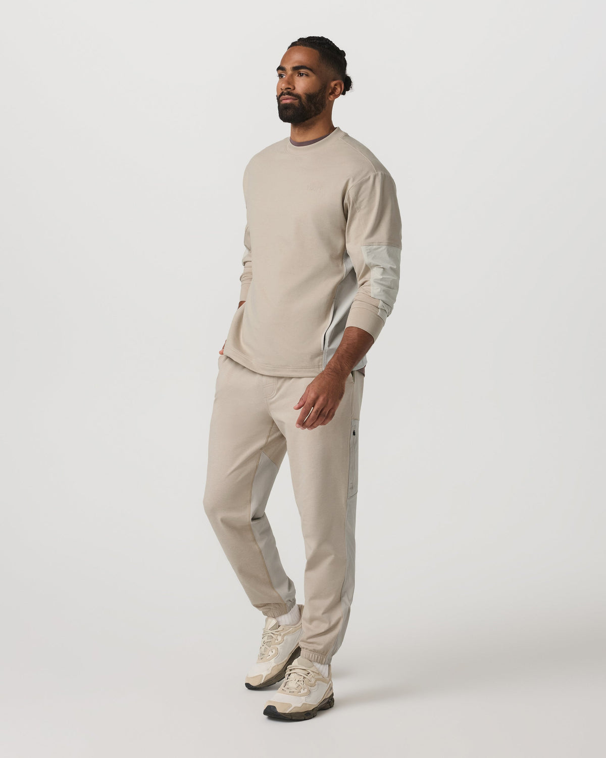 Coronado Mixed Media Sweatpant 28 | Limestone Heather