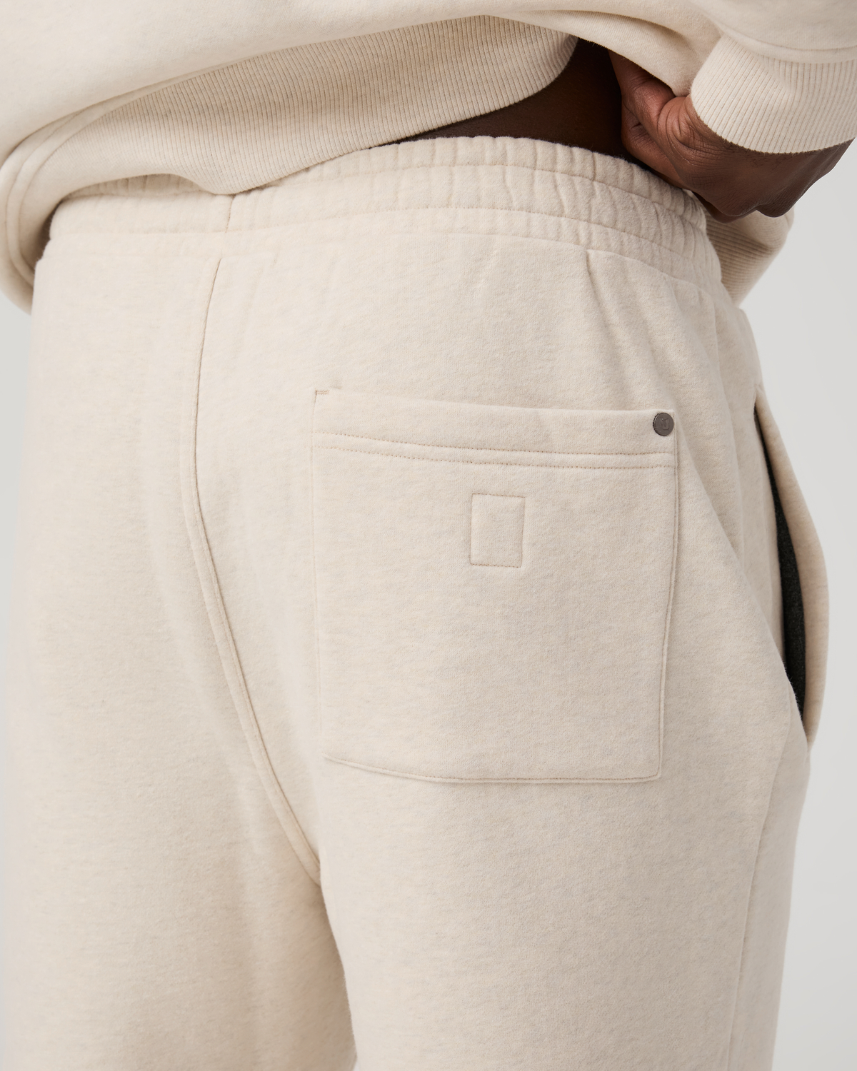 Seaside Straight Leg Sweatpant 30 | Buttermilk Heather