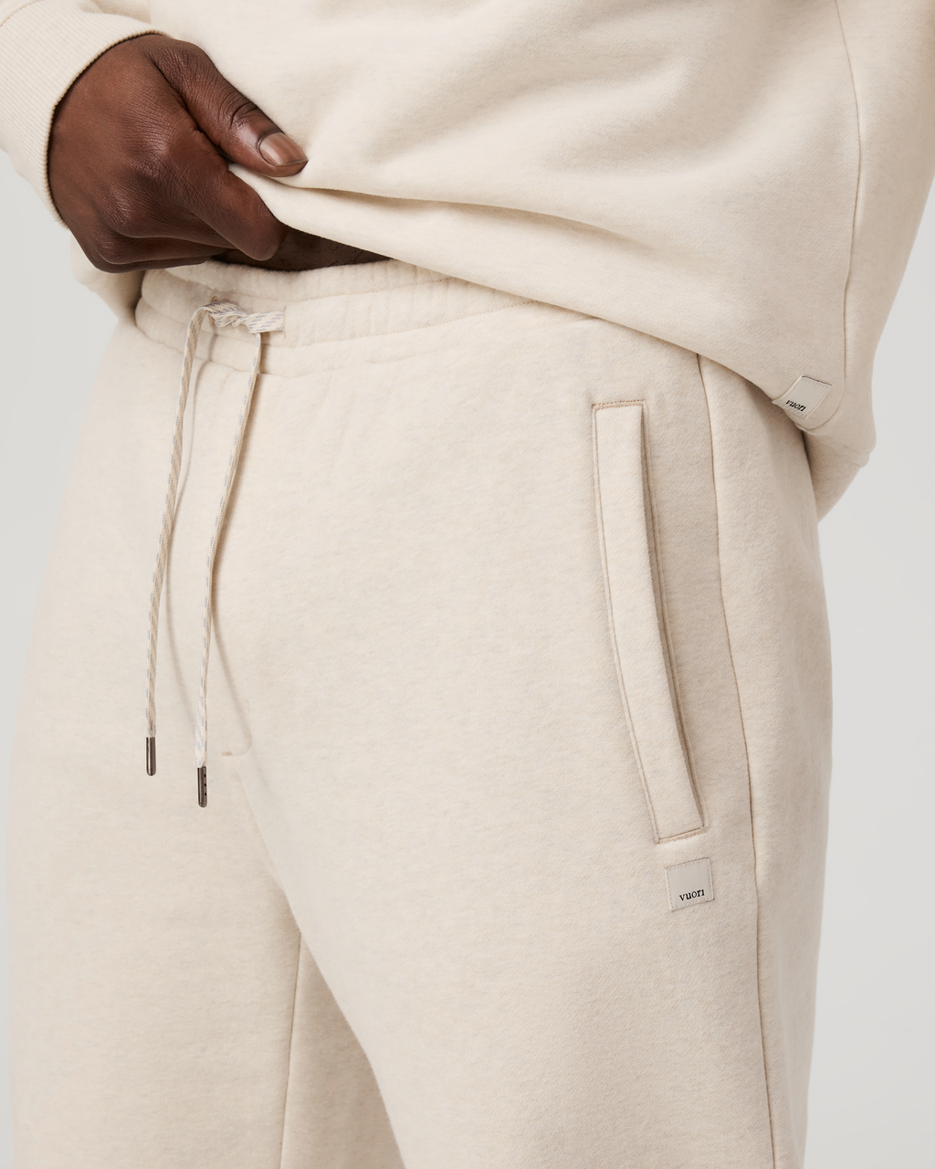 Seaside Straight Leg Sweatpant 30 | Buttermilk Heather
