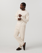 Seaside Straight Leg Sweatpant 30 | Buttermilk Heather