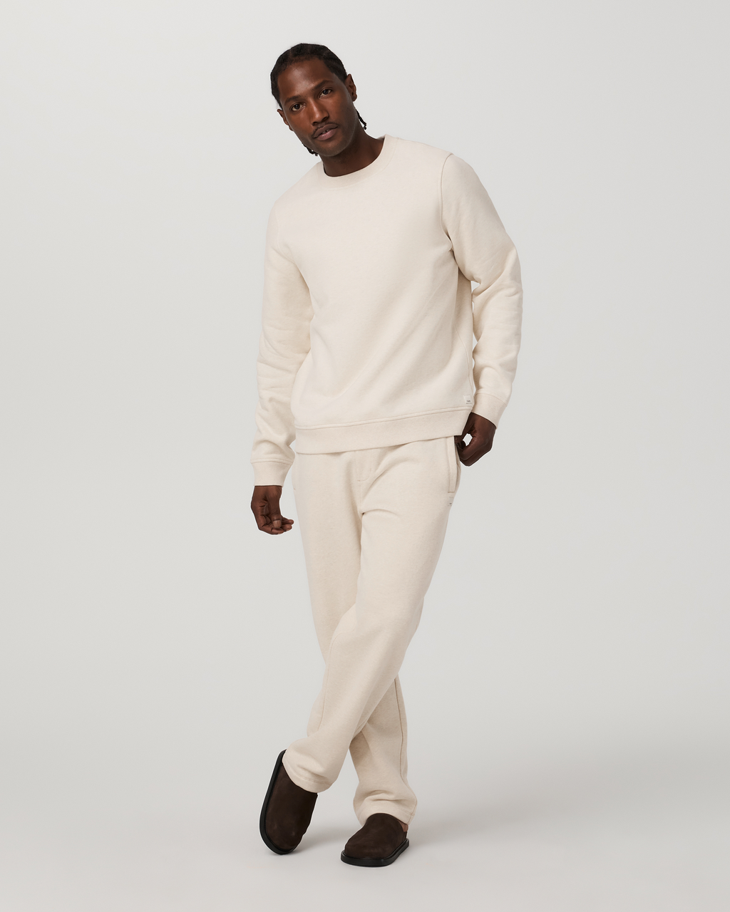 Seaside Straight Leg Sweatpant 30 | Buttermilk Heather
