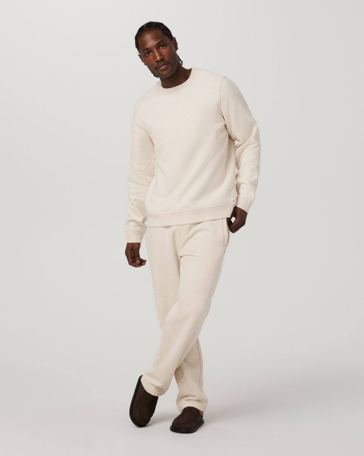 Seaside Straight Leg Sweatpant 30 | Buttermilk Heather