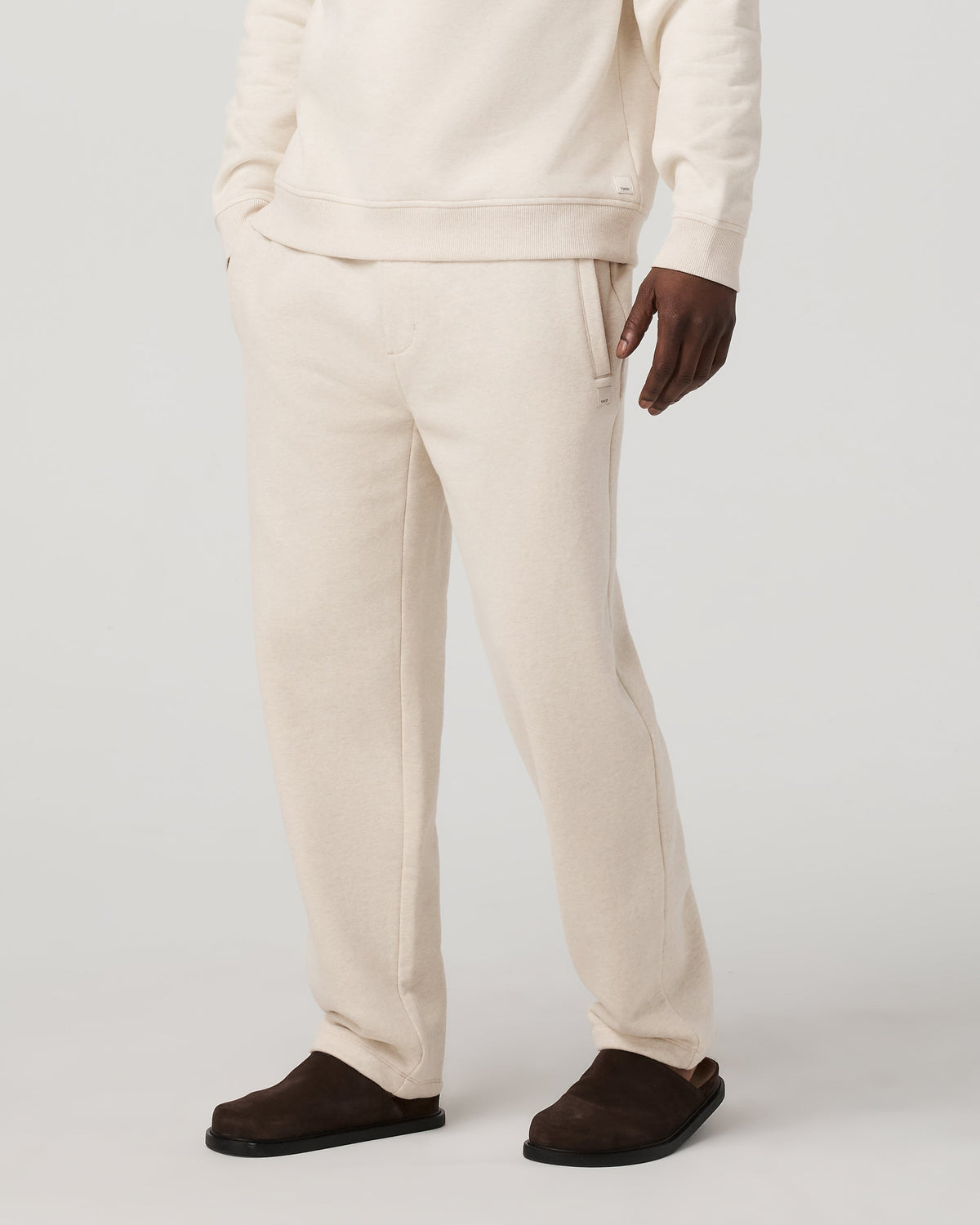 Seaside Straight Leg Sweatpant 30 | Buttermilk Heather
