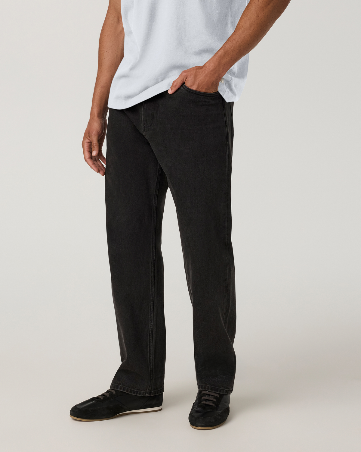Vuori Vintage Jean Relaxed Fit 32 | Black Wash Denim