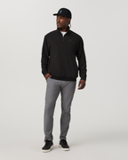 Aim Trouser Athletic Slim Fit 32 | Gull Grey Linen Texture