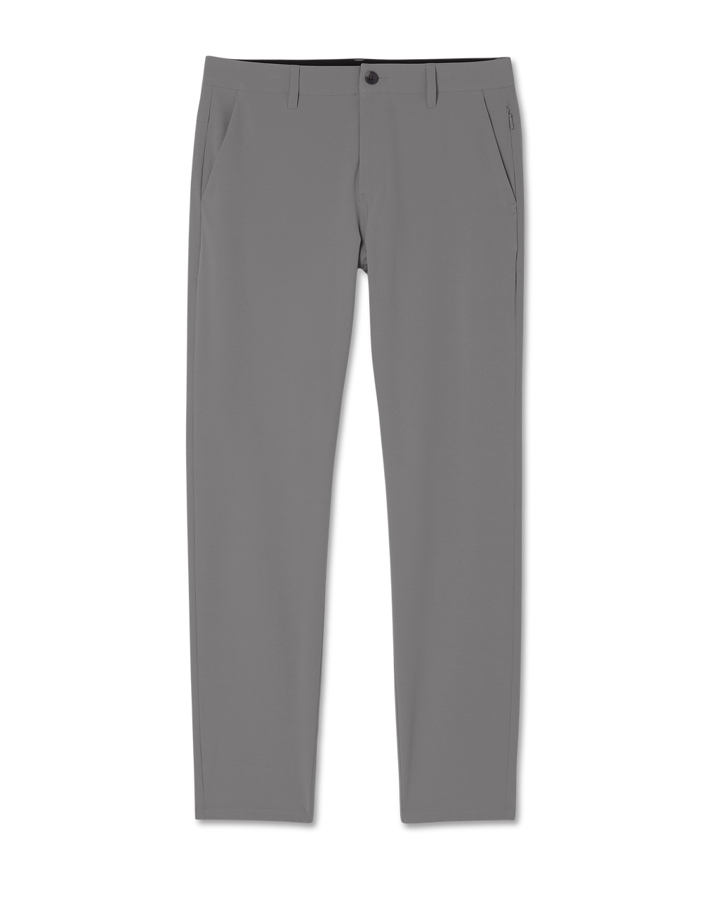 Aim Trouser Athletic Slim Fit 30 | Gull Grey Linen Texture