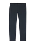 Aim Trouser Athletic Slim Fit 32 | Navy Linen Texture