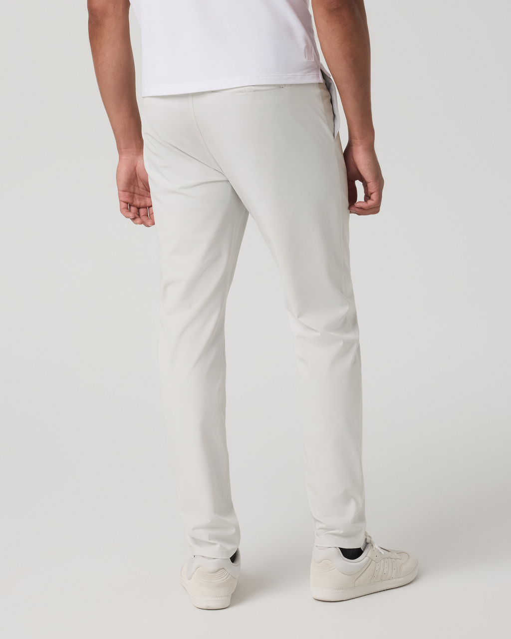Aim Trouser Athletic Slim Fit 32 | Salt Linen Texture