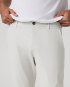 Aim Trouser Athletic Slim Fit 32 | Salt Linen Texture