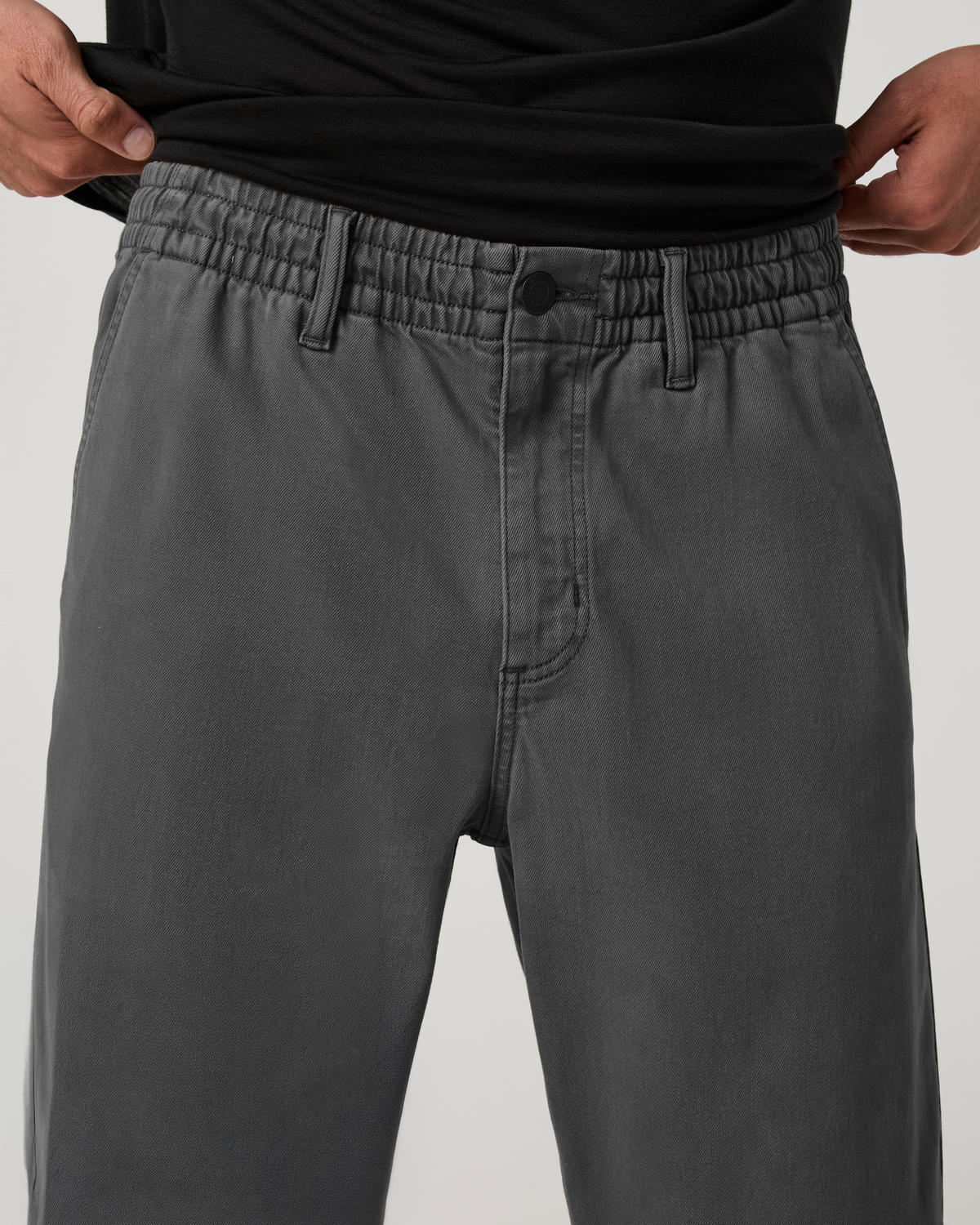 Benton Twill Elastic Waist Pant Relaxed Fit 30 | Dark Pewter