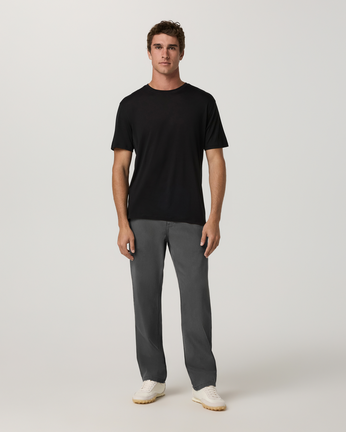 Benton Twill Elastic Waist Pant Relaxed Fit 30 | Dark Pewter