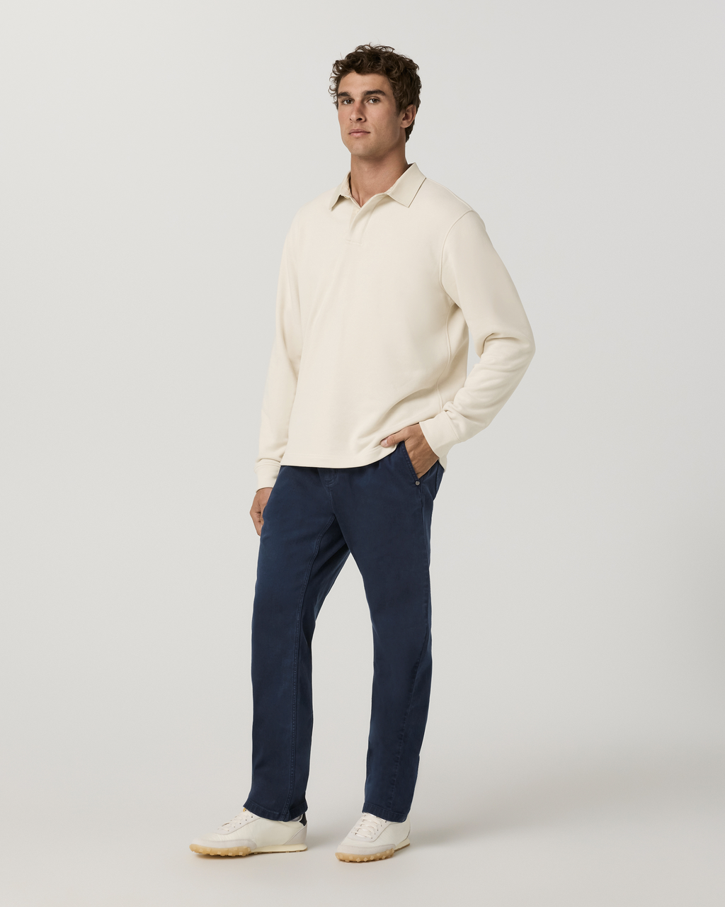 Benton Twill Elastic Waist Pant Relaxed Fit 30 | Ink