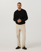 Benton Twill Elastic Waist Pant Relaxed Fit 30 | Limestone