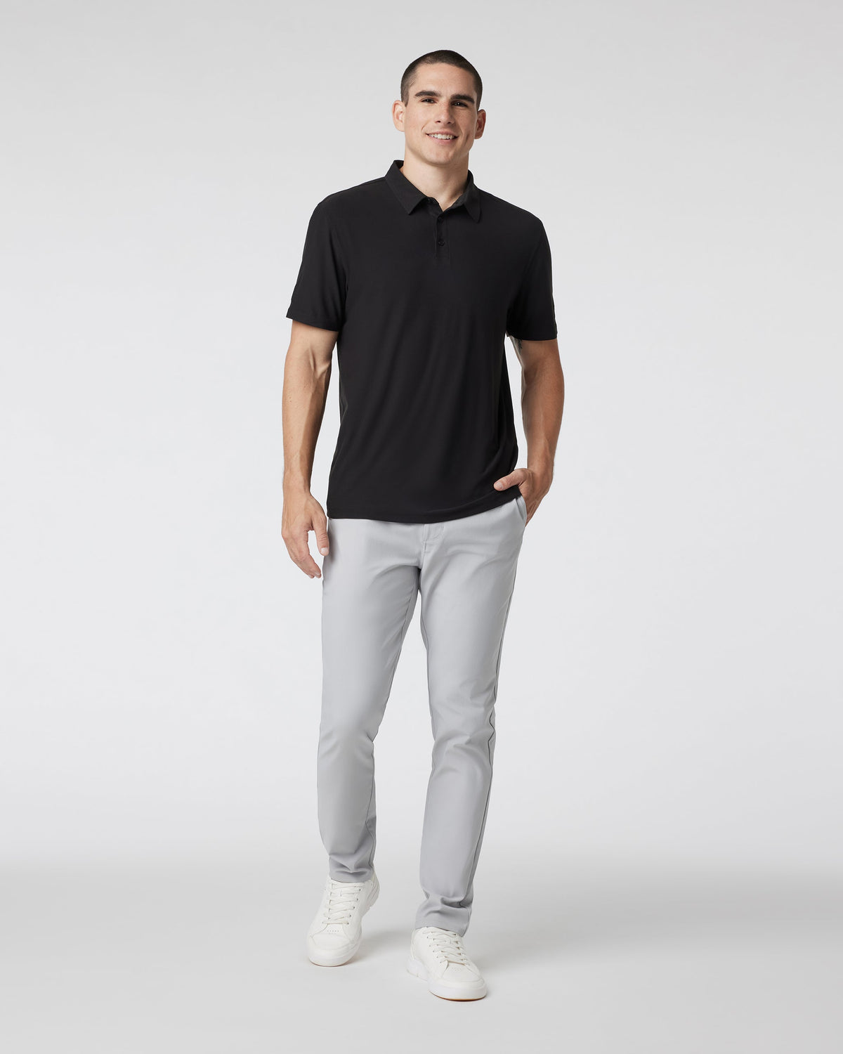 Cascade Tech Chino Pant Athletic Slim Fit 32 | Fog