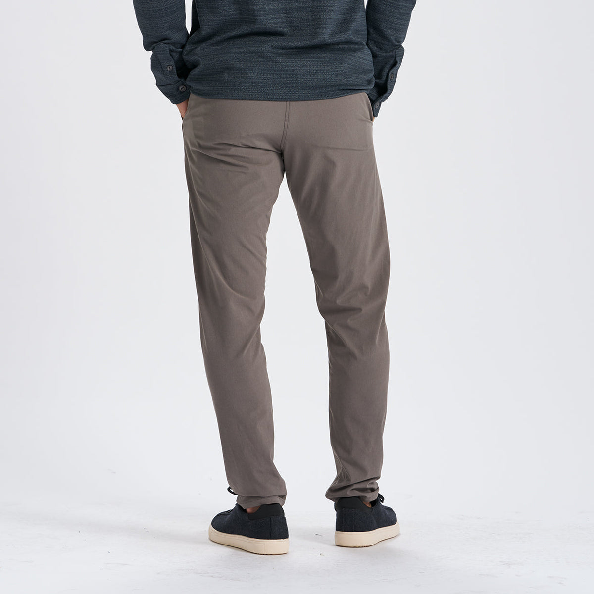 Aim Pant | Cocoa Linen Texture