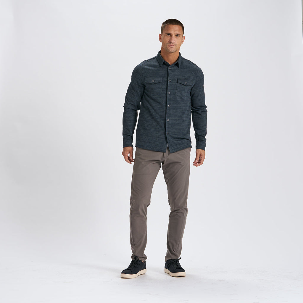Aim Pant | Cocoa Linen Texture