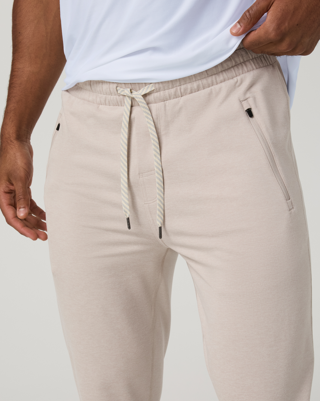 Ponto Performance Jogger 28 | Ecru Heather