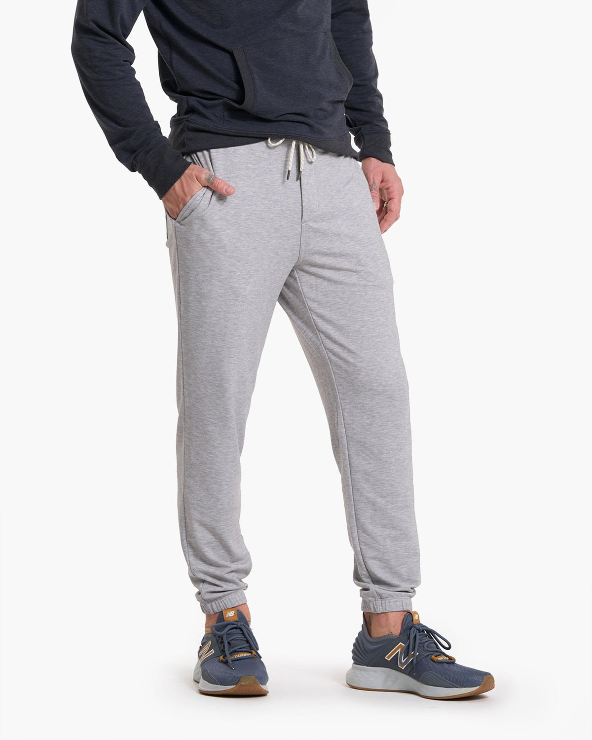 Austin Sweatpant | Light Heather Grey