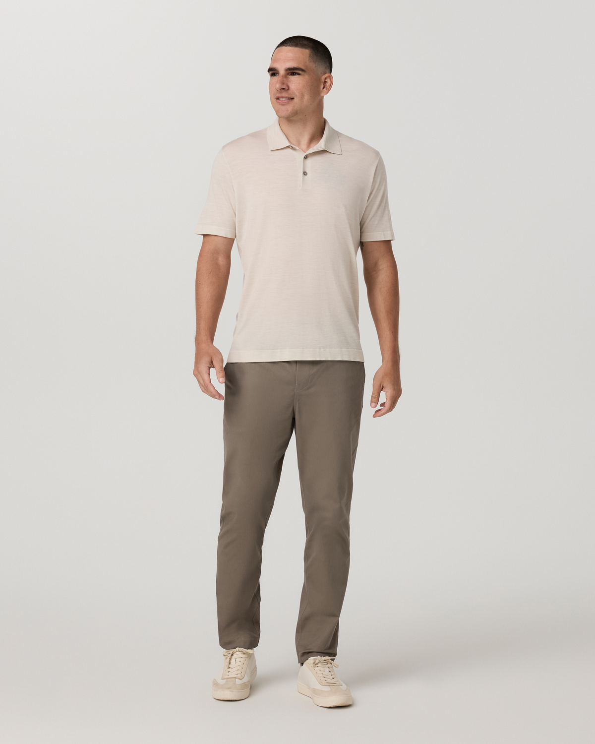 Fletcher Elastic Waist Pant Athletic Slim Fit 30 | Bark