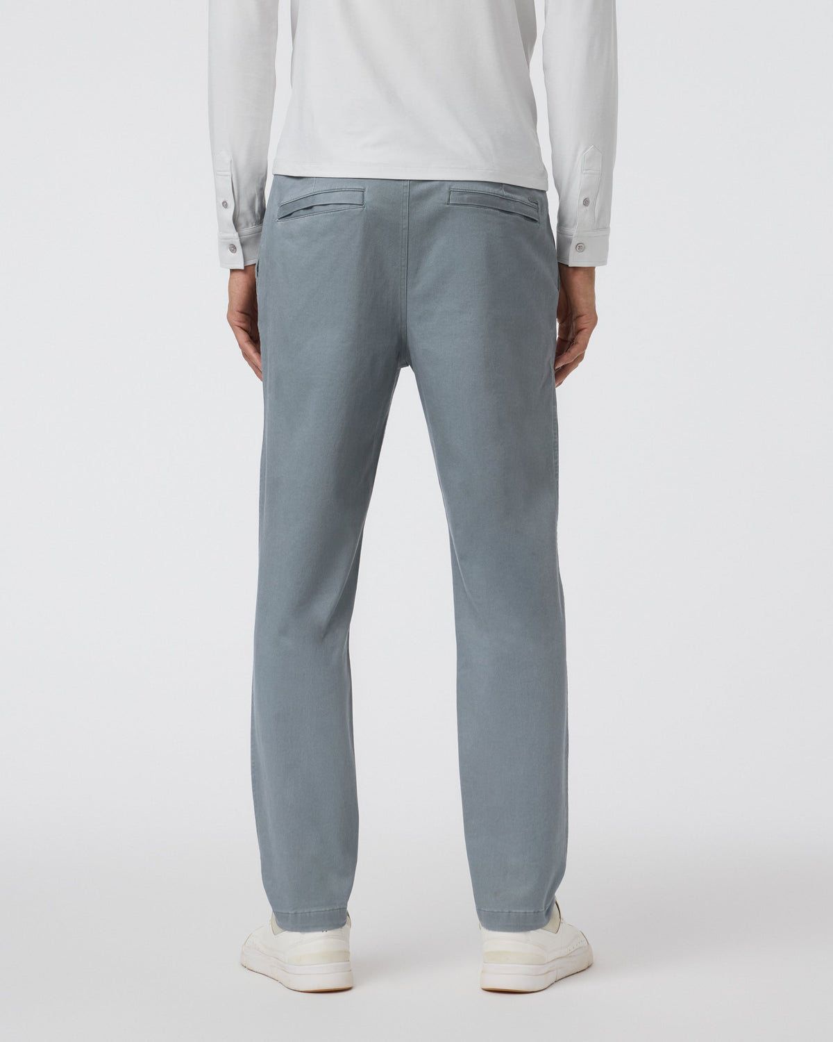 Fletcher Elastic Waist Pant Athletic Slim Fit 30 | Dusty Blue
