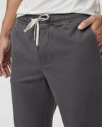 Fletcher Elastic Waist Pant Athletic Slim Fit 30 | Dark Pewter