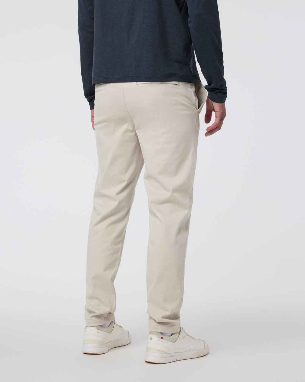 Fletcher Elastic Waist Pant Athletic Slim Fit 30 | Oatmeal