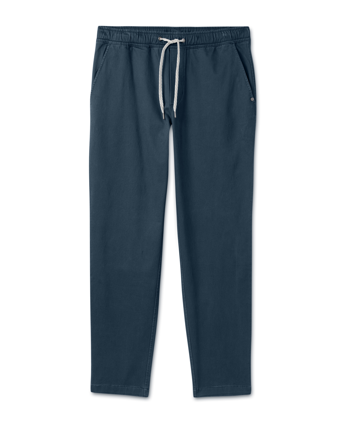 Fletcher Elastic Waist Pant Athletic Slim Fit 30 | Ocean Blue