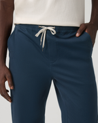 Fletcher Elastic Waist Pant Athletic Slim Fit 30 | Ocean Blue