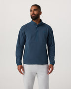 Aspen Half Snap | Ocean Blue