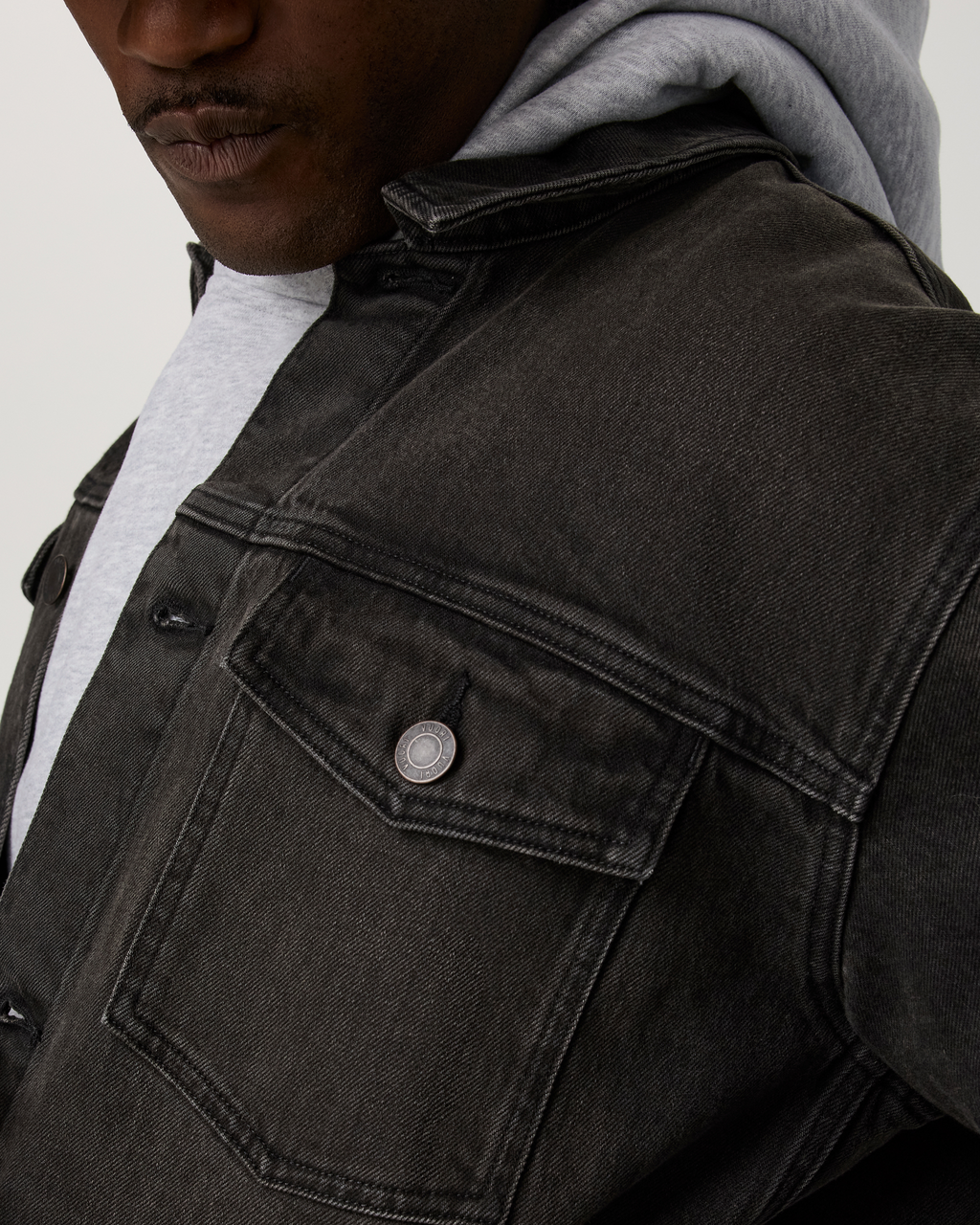Vuori Denim Jacket | Black Wash Denim