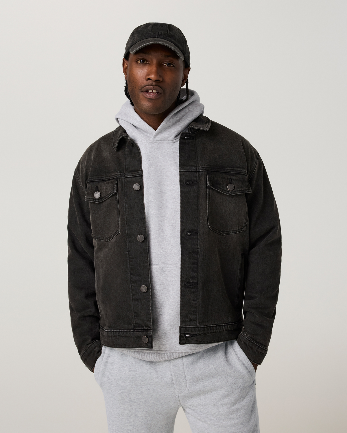 Vuori Denim Jacket | Black Wash Denim