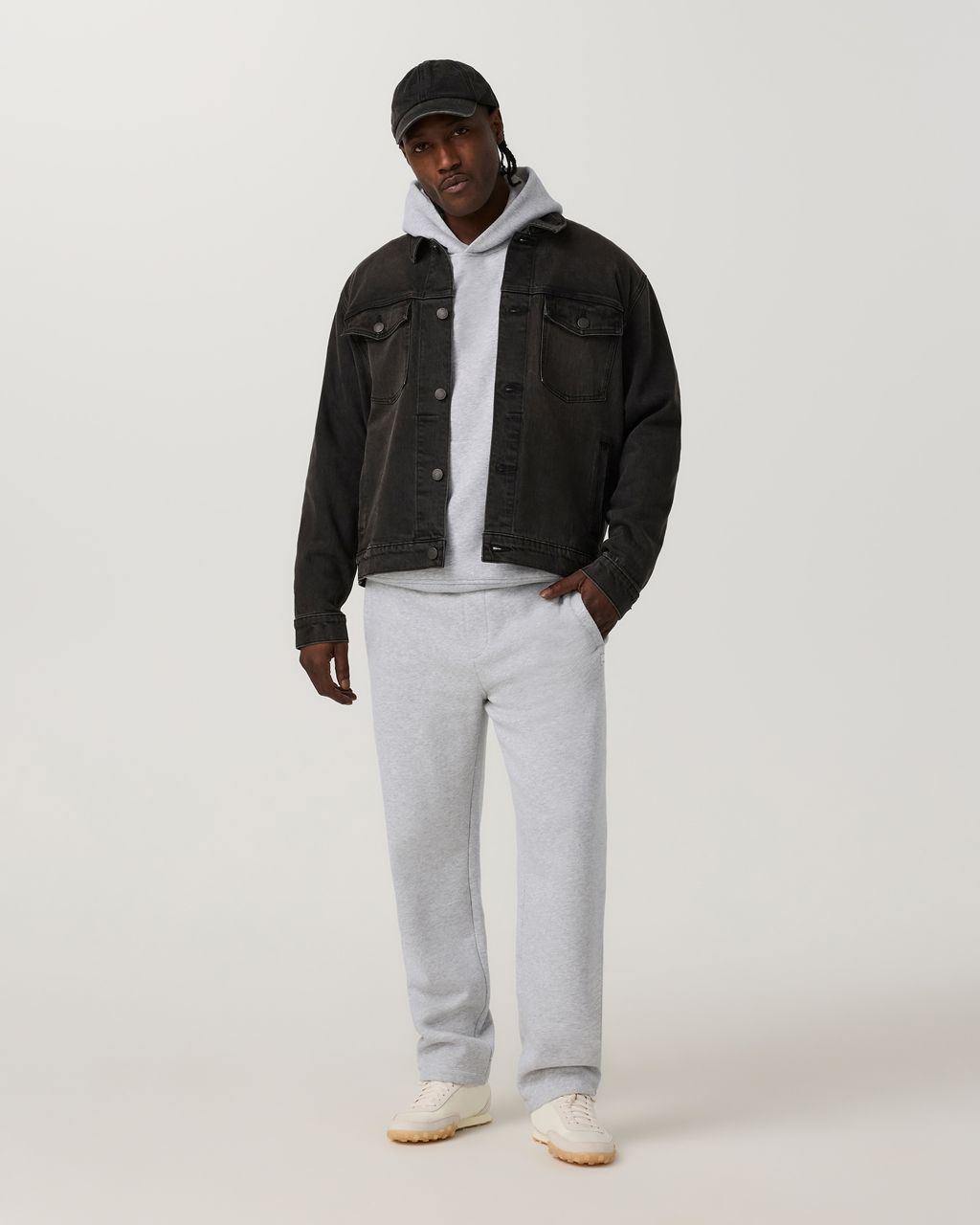 Vuori Denim Jacket | Black Wash Denim