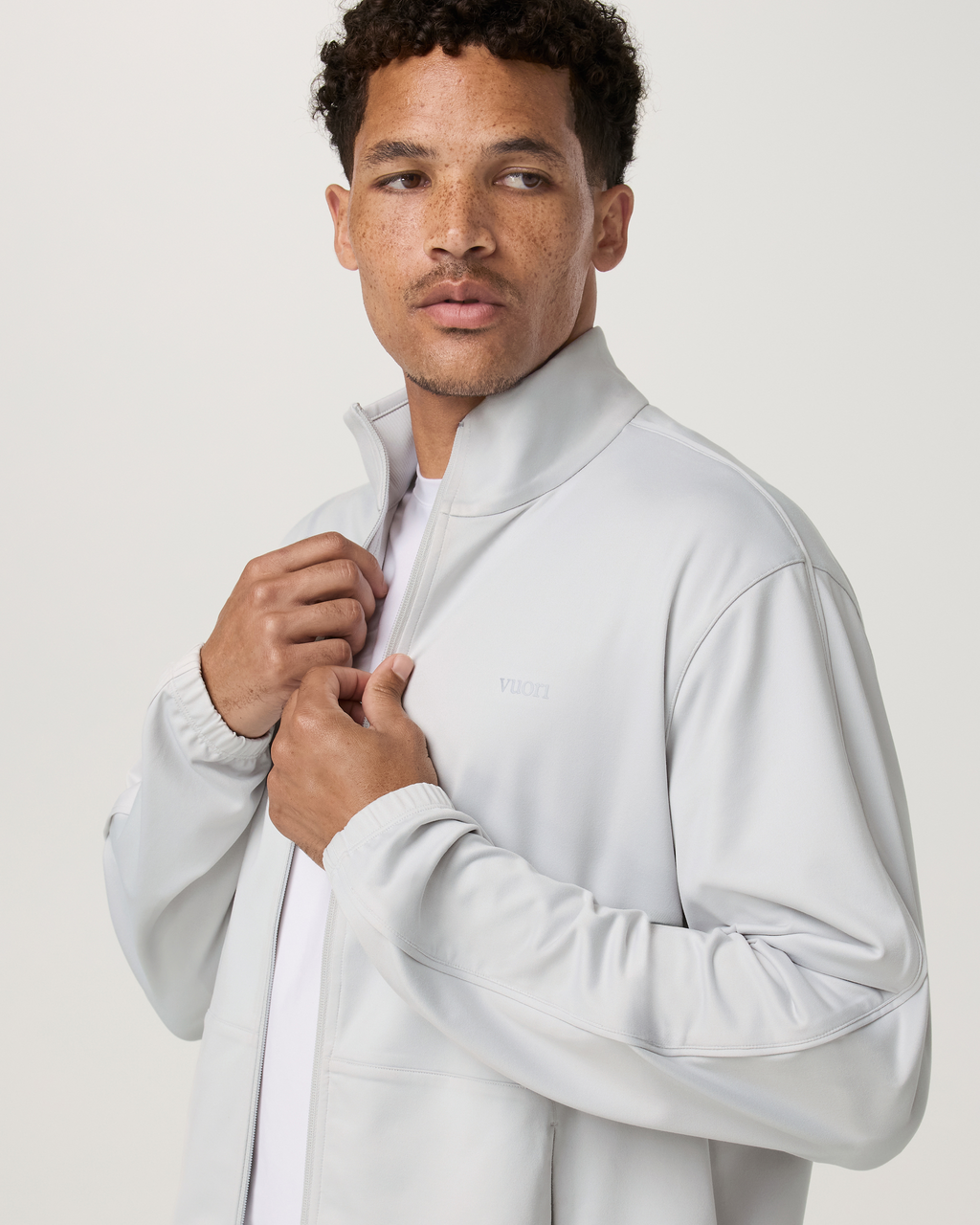 Sunday Track Jacket | Frost Grey