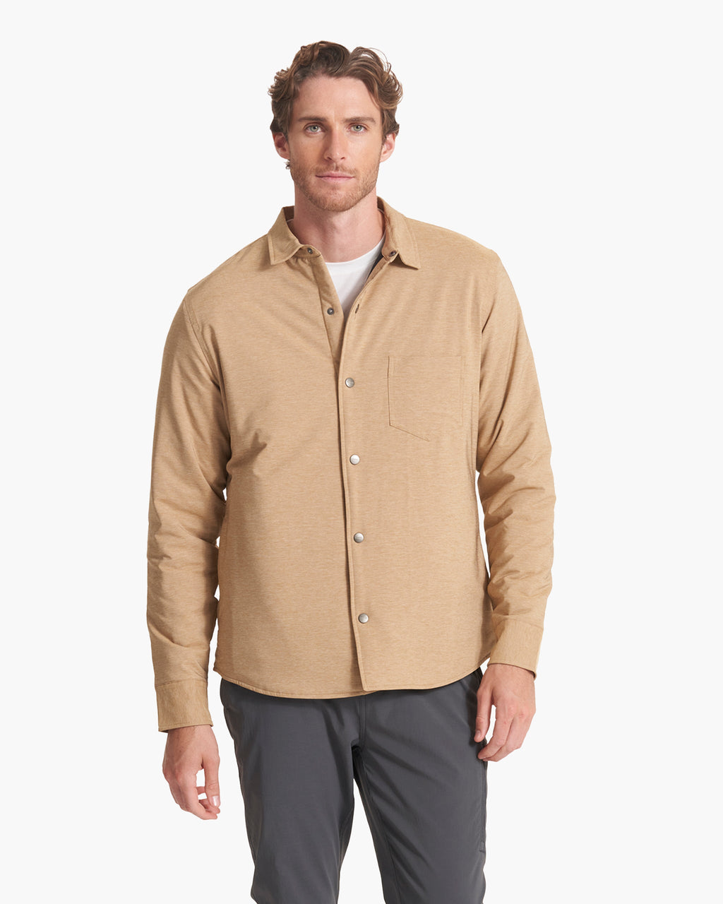 Atlas Jacket | Camel Heather