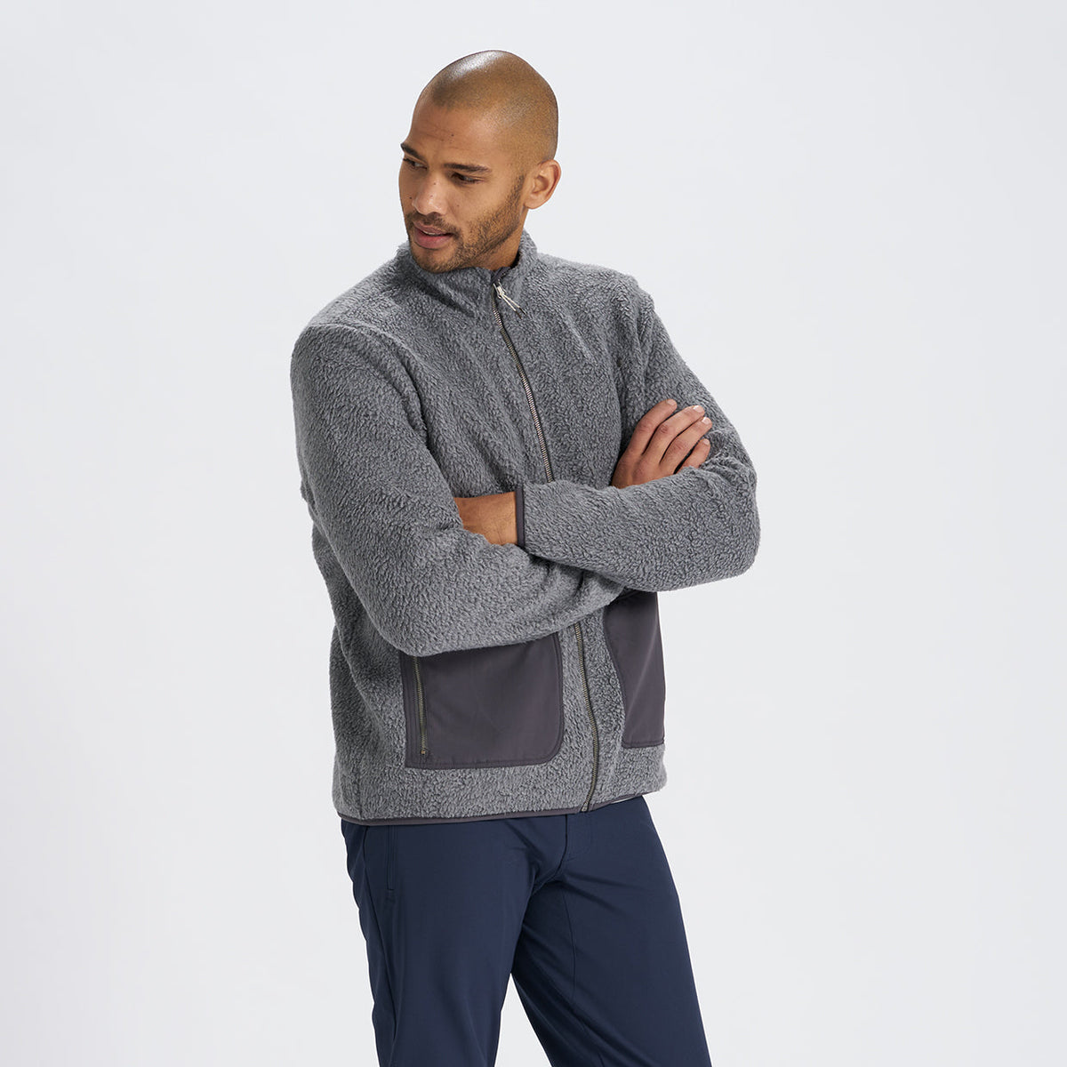 Alpine Sherpa Jacket | Heather Grey