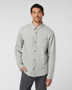 Del Mar Fleece Shirt Jacket | Vapor Heather