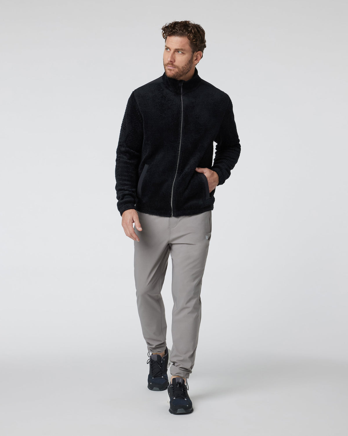 Fairfield Full Zip Jacket | Black