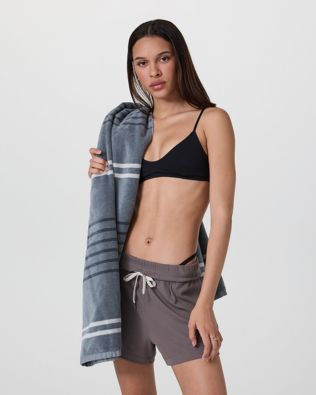 Stripe Beach Towel | Dusty Blue