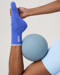 Half Crew Gripper Sock | Bright Iris