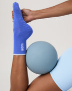 Half Crew Gripper Sock | Bright Iris