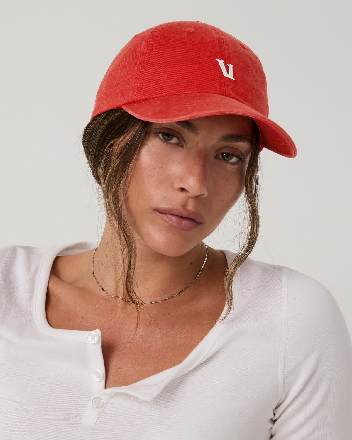 Vuori Dad Hat | Crimson