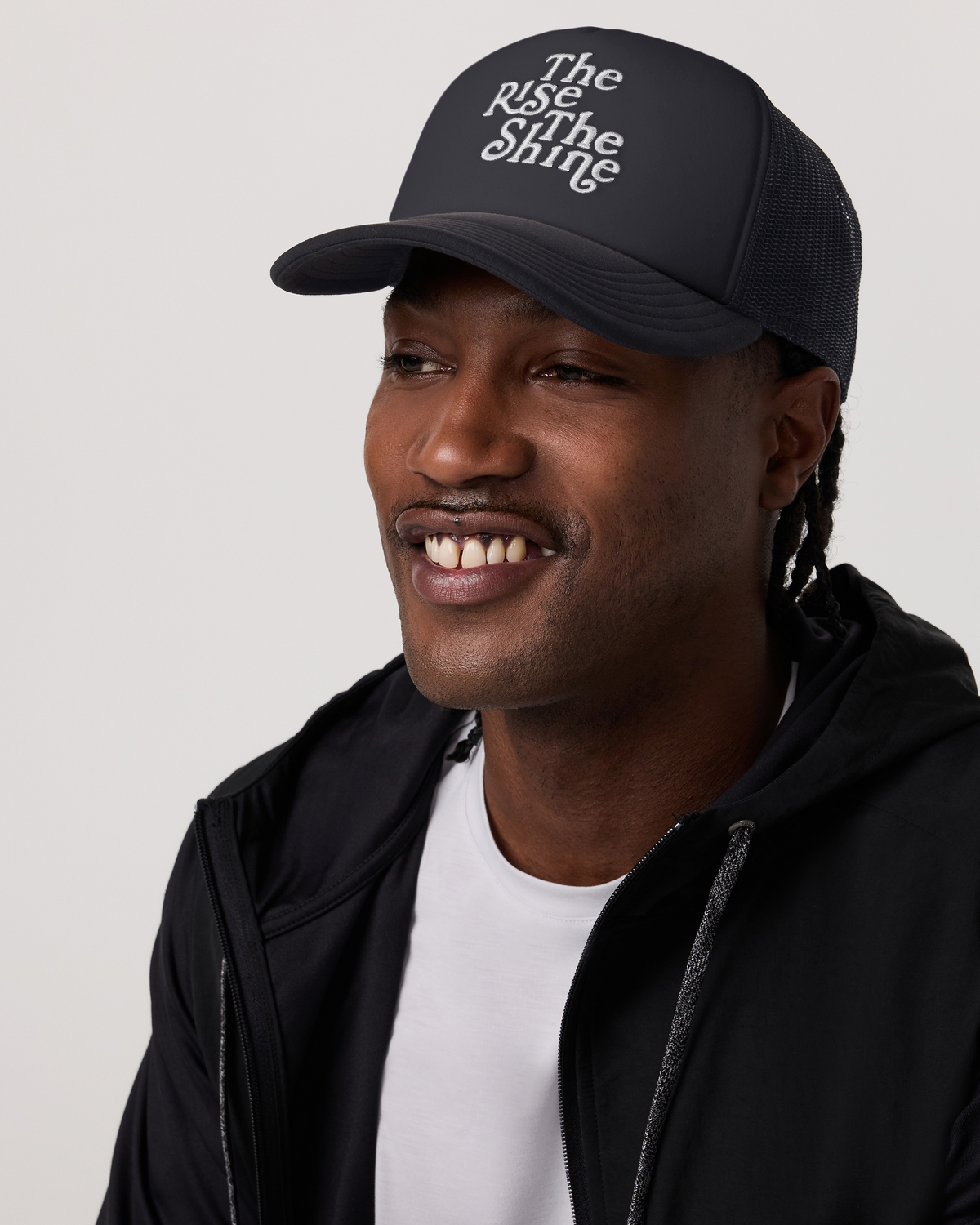 The Rise The Shine Trucker Hat | Black