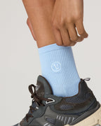 Half Crew Sock | Crystal Blue