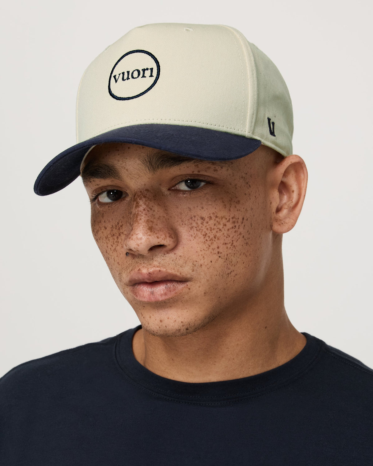 Hermosa Two Tone Hat | Navy