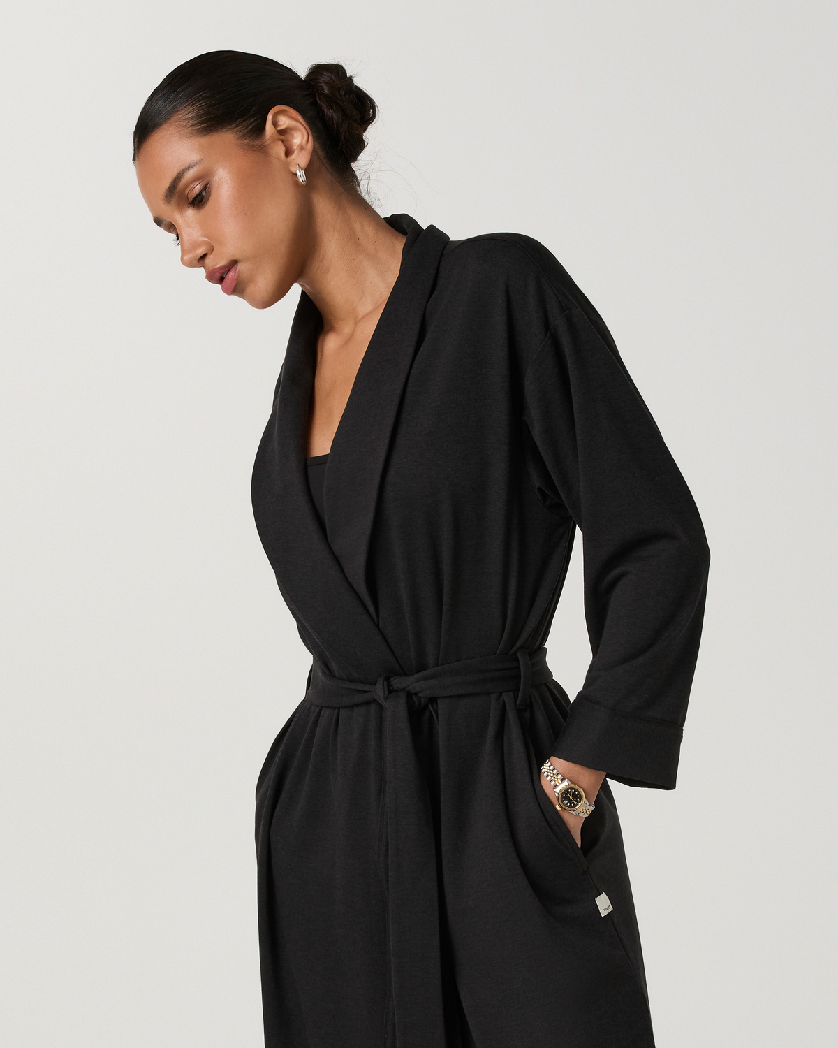 DreamKnit™ Robe | Black Heather