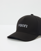 Vuori Wordmark Water Tech Hat | Black