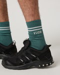 Vuori Crew Sock 2.0 | Dark Cyan