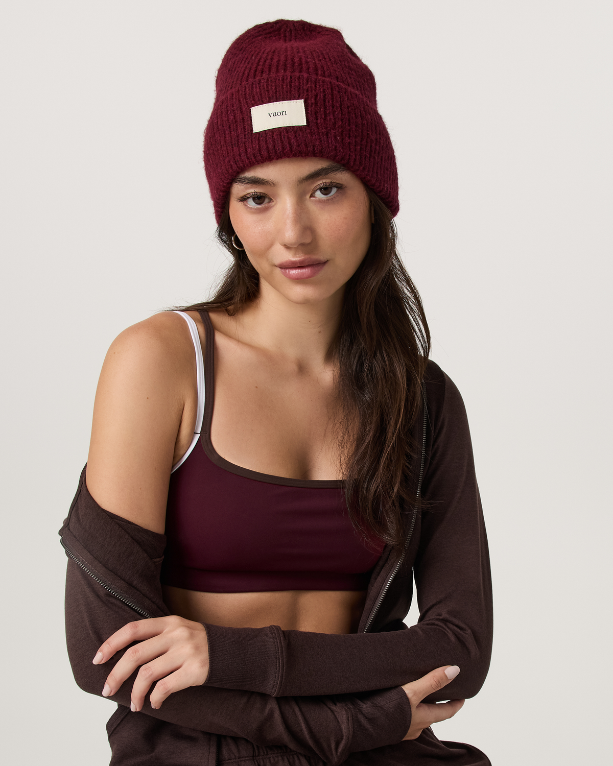 Label Beanie 2.0 | Cherry Noir